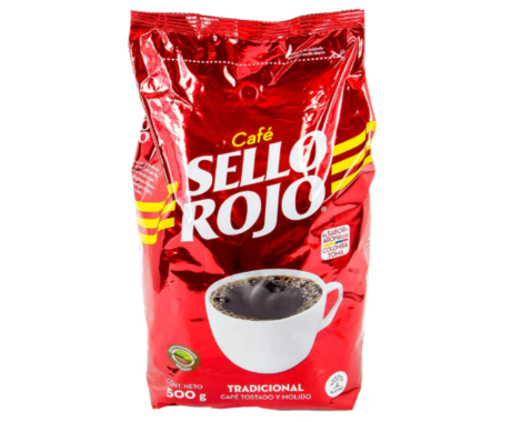 Café tradicional Sello Rojo (500 grs.)